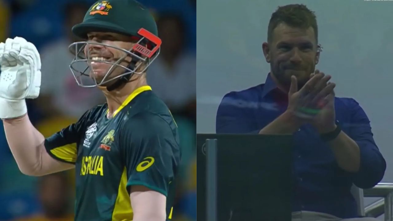 Aaron Finch and David Warner