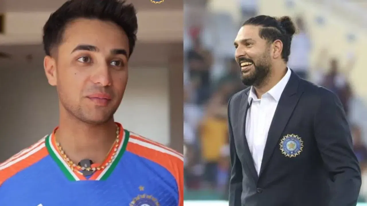 Abhishek Sharma and Yuvraj Singh