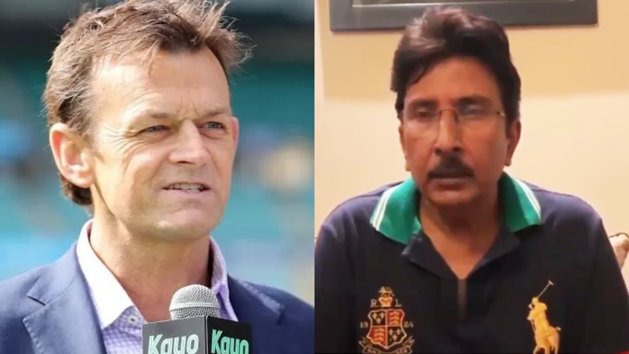 Adam Gilchrist and Saleem Malik