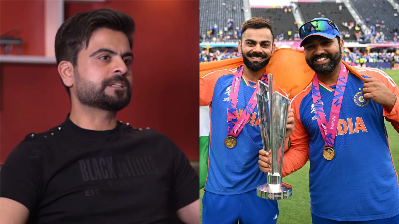 Ahmed Shehzad, Virat Kohli and Rohit Sharma