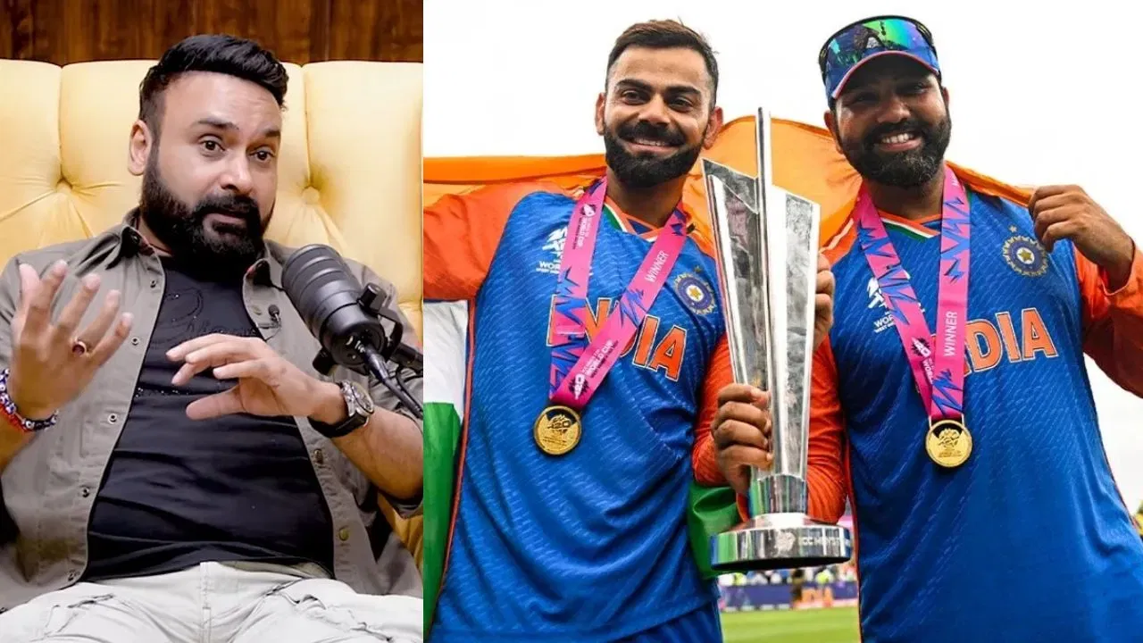 Amit Mishra, Rohit Sharma and Virat Kohli