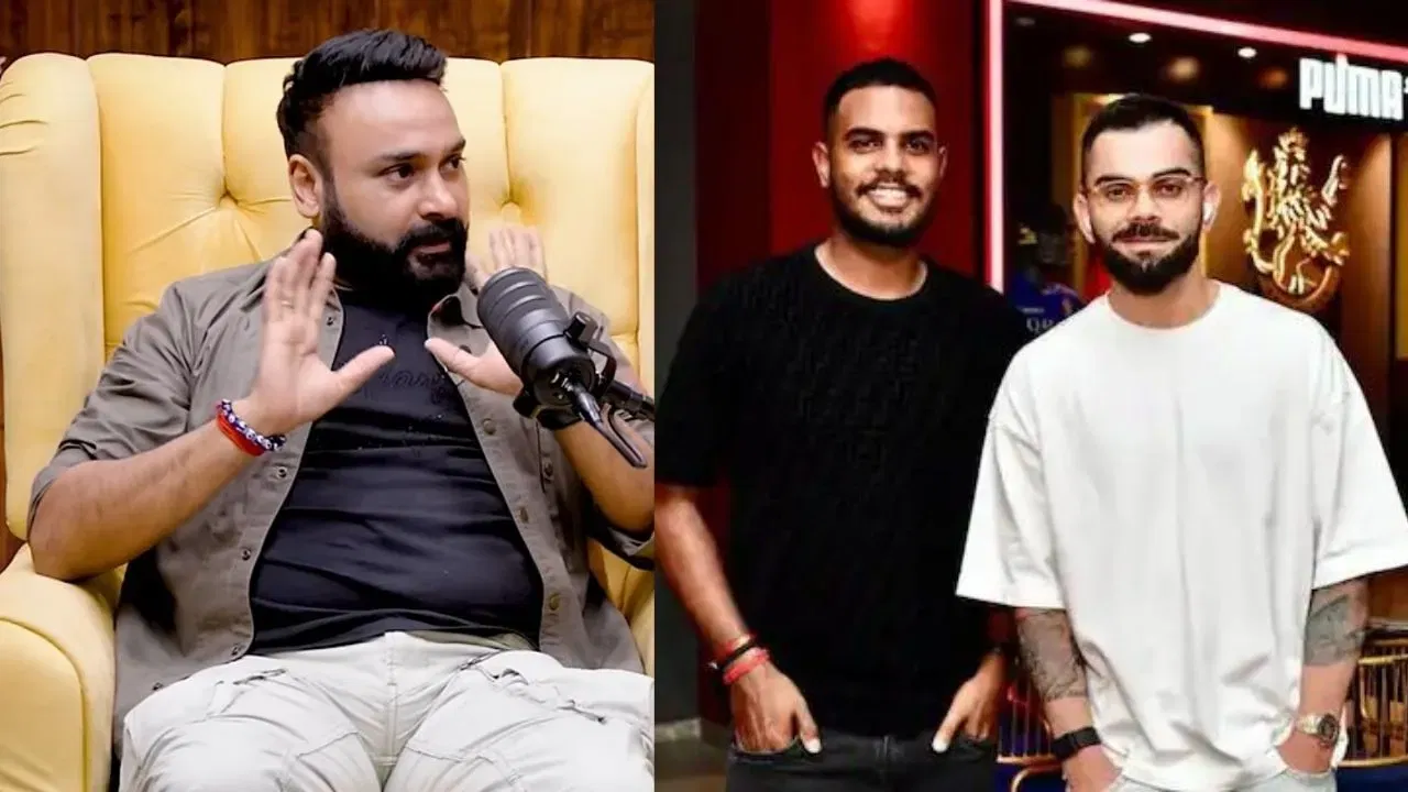 Amit Mishra, Virat Kohli and Yash Dayal