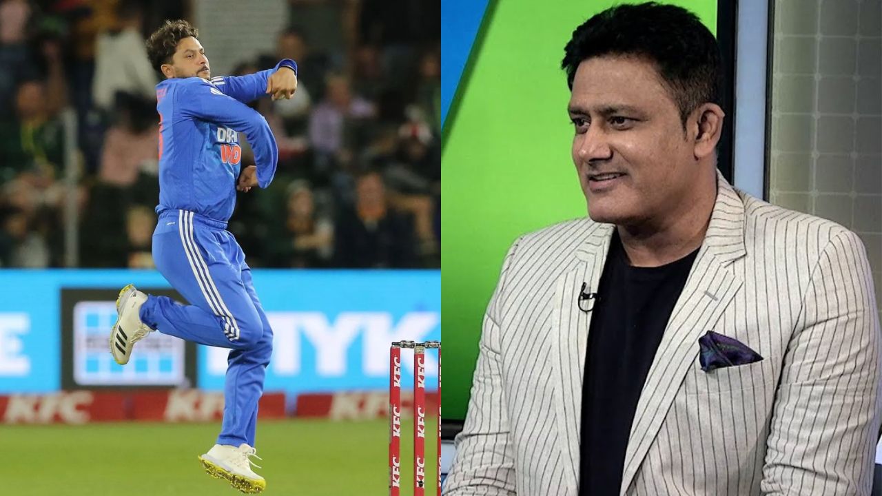 Anil Kumble and Kuldeep Yadav