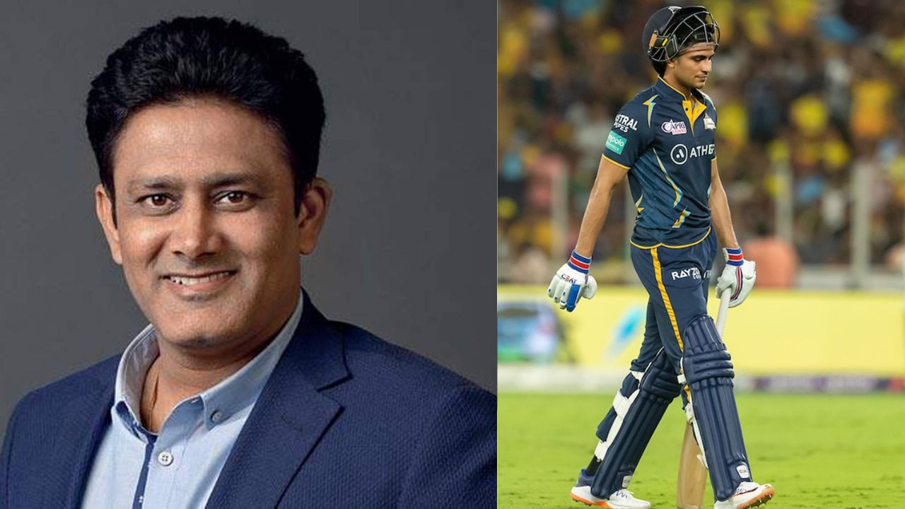 Anil Kumble and Shubman Gill