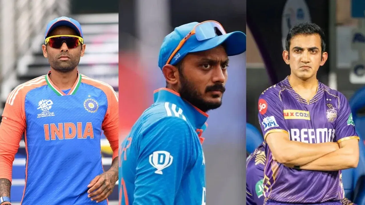 Suryakumar Yadav, Axar Patel and Gautam Gambhir