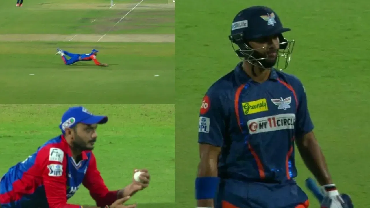 Axar Patel catch