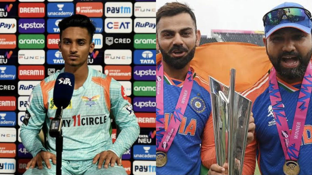 Ayush Badoni, Virat Kohli and Rohit Sharma