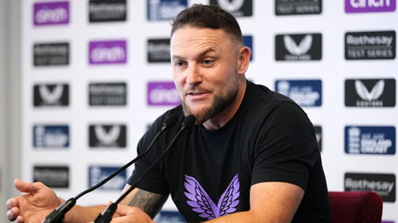 England coach Brendon McCullum