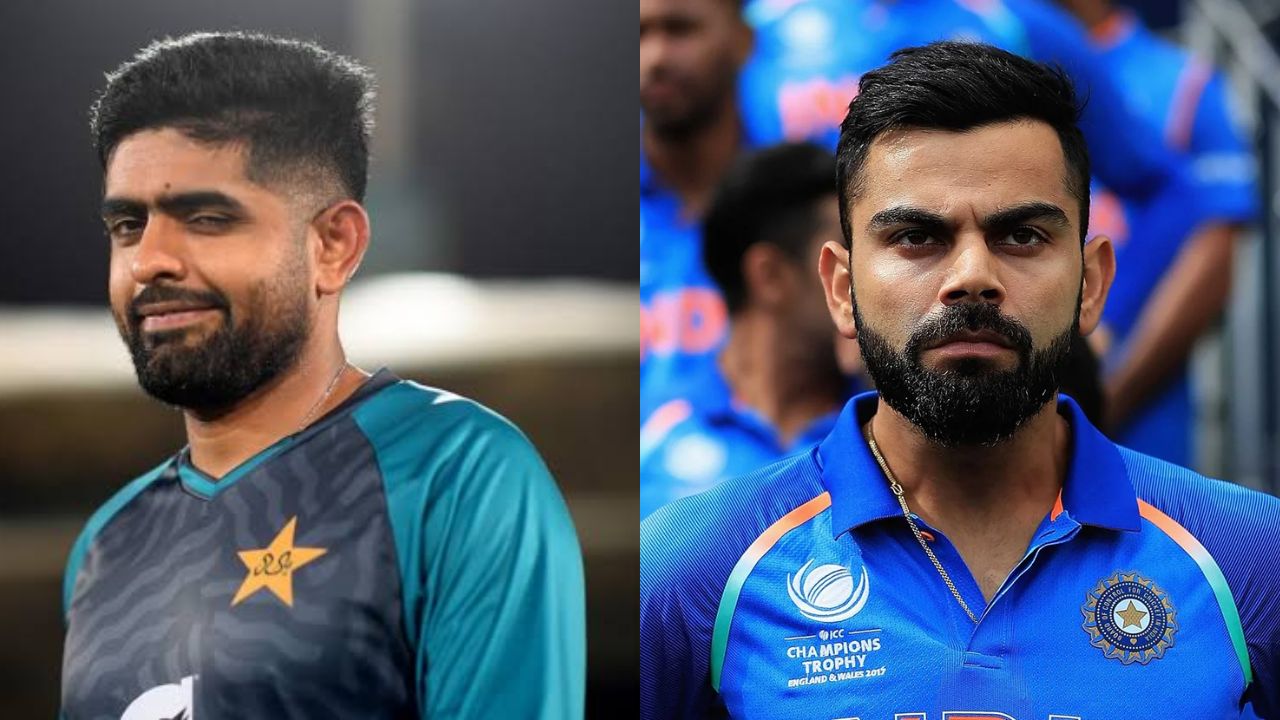 Babar Azam and Virat Kohli in Afro-Asia Cup