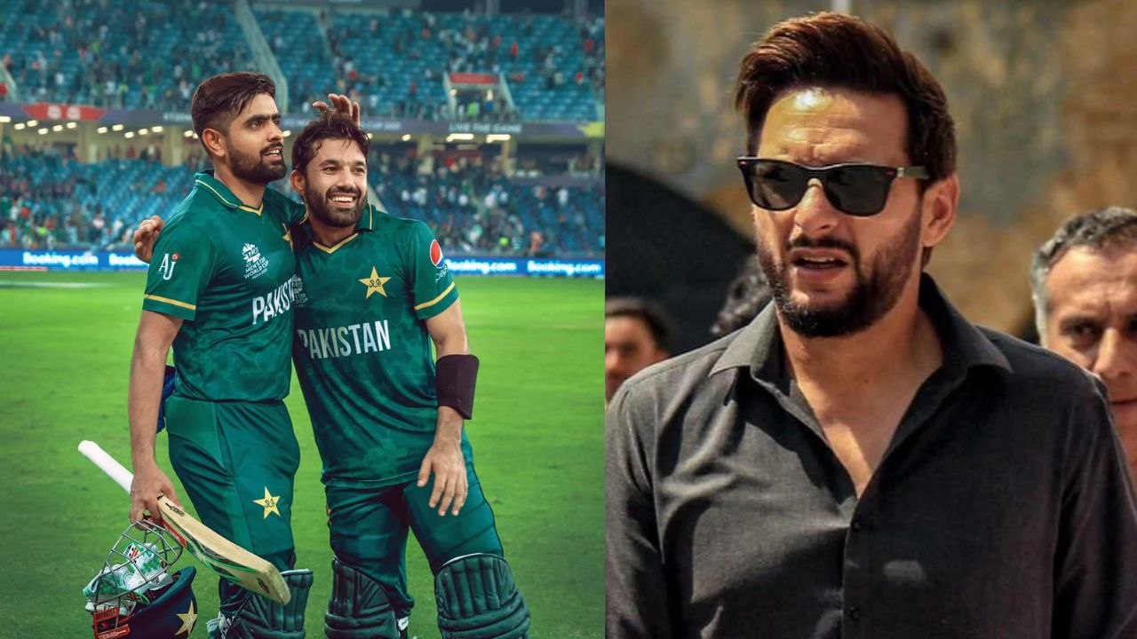 Babar Azam, Mohammad Rizwan and Shahid Afridi