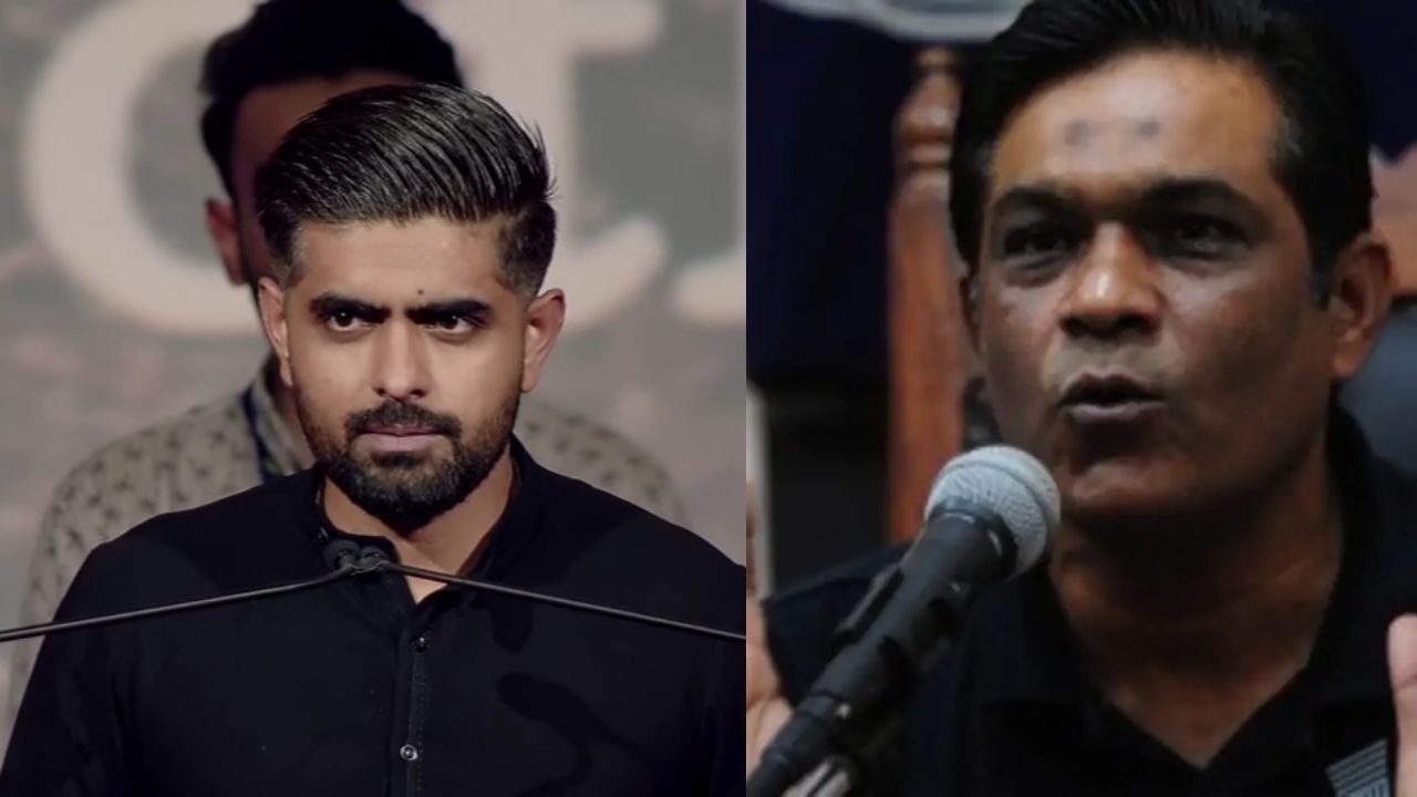 Babar Azam and Rashid Latif