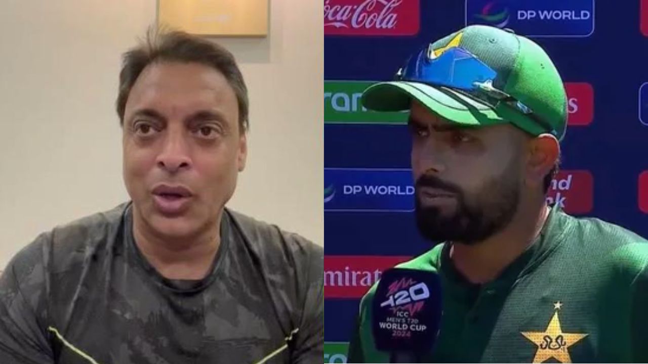 Babar Azam and Shoaib Akhtar