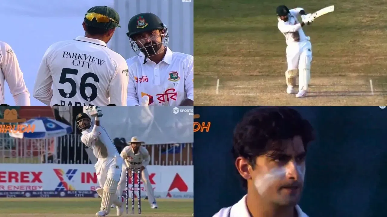 Watch: Litton Das makes Babar Azam pay for sledging, viciously assaults Naseem Shah