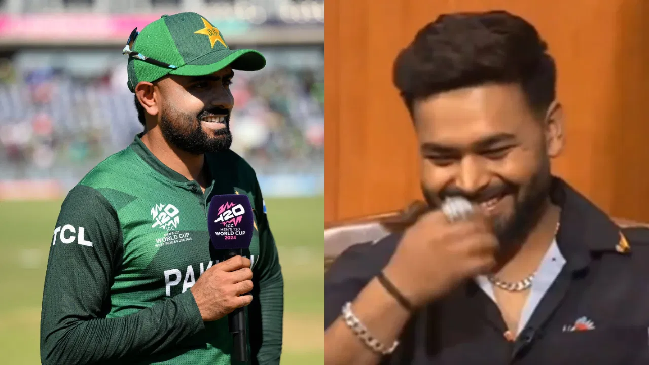 Babar Azam and Rishabh Pant