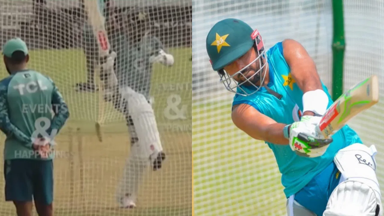 Watch: Babar Azam Kicks Stumps In Anger After Being Dismissed In Nets ...