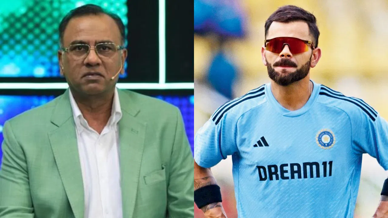 Basit Ali and Virat Kohli