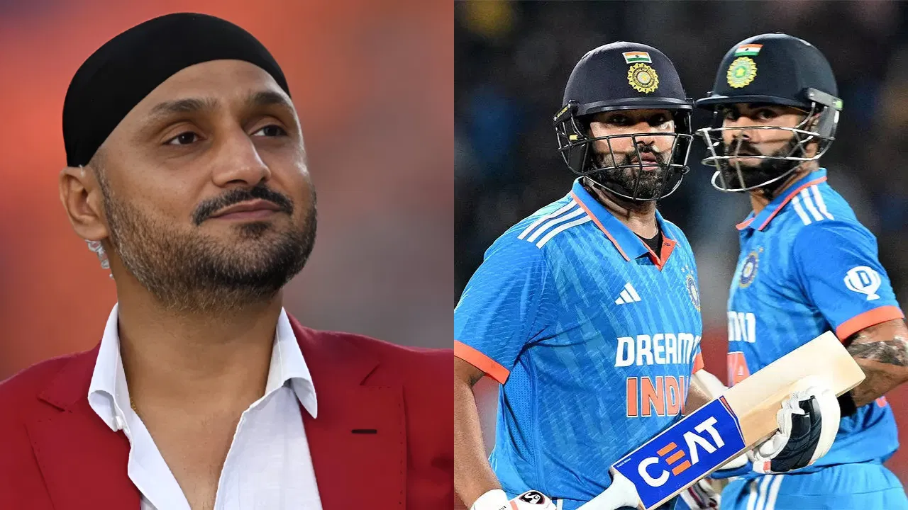 Harbhajan Singh, Rohit Sharma and Virat Kohli