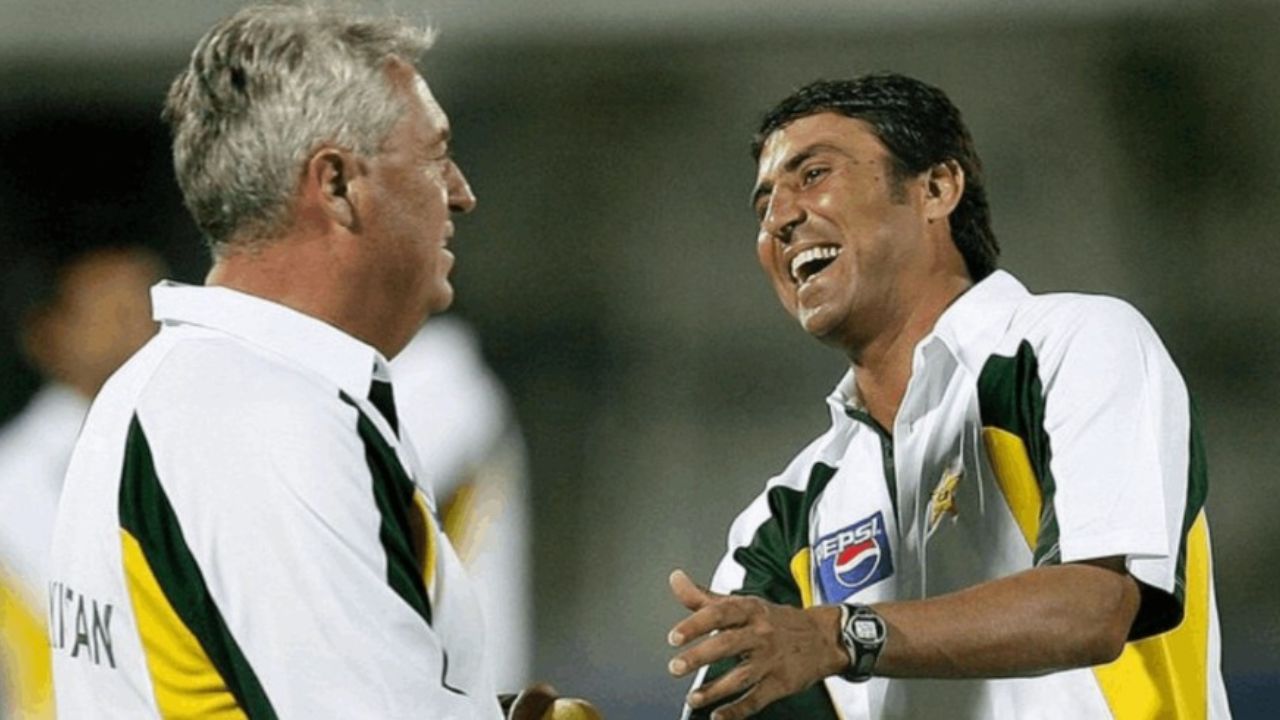 Bob Woolmer and Younis Khan