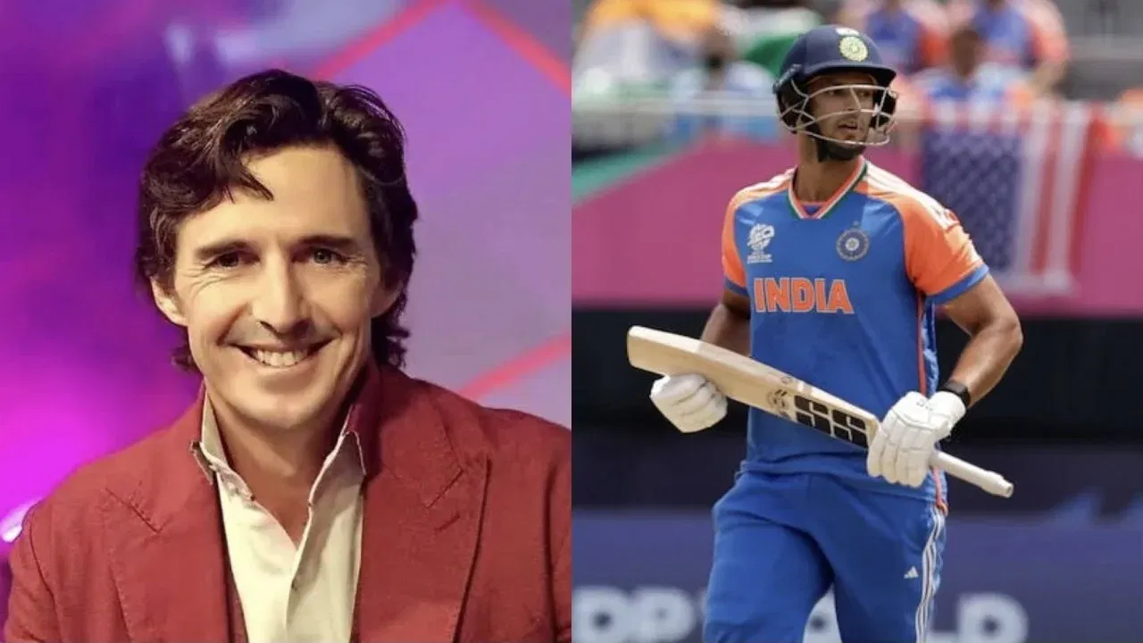 Brad Hogg and Shivam Dube