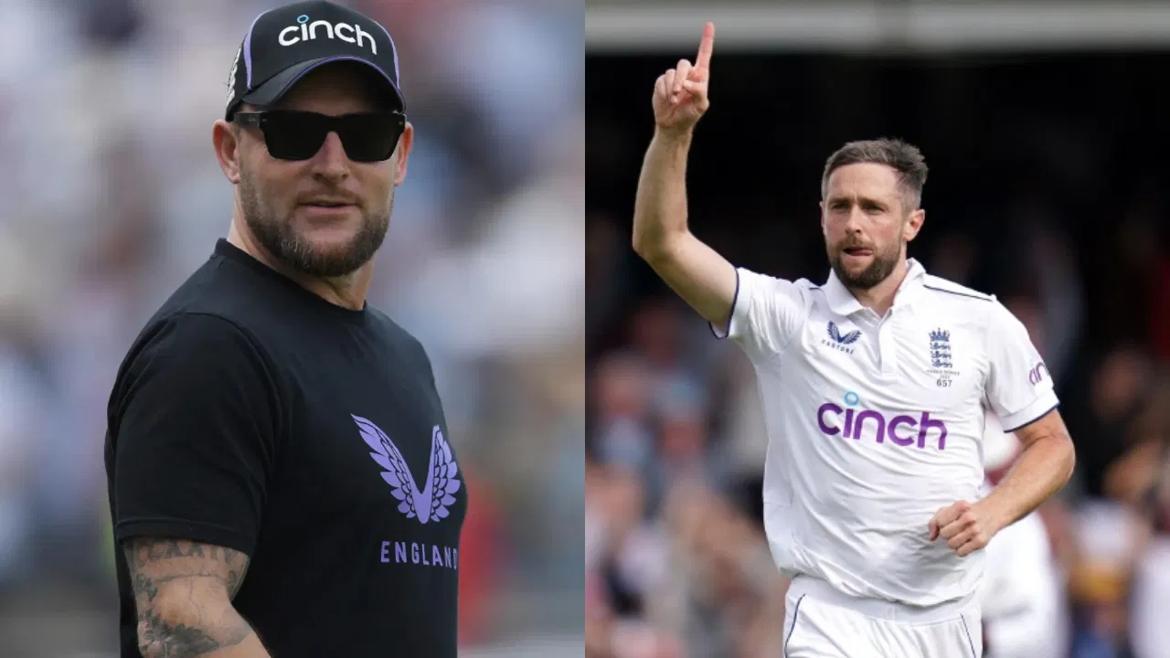 Brendon McCullum and Chris Woakes