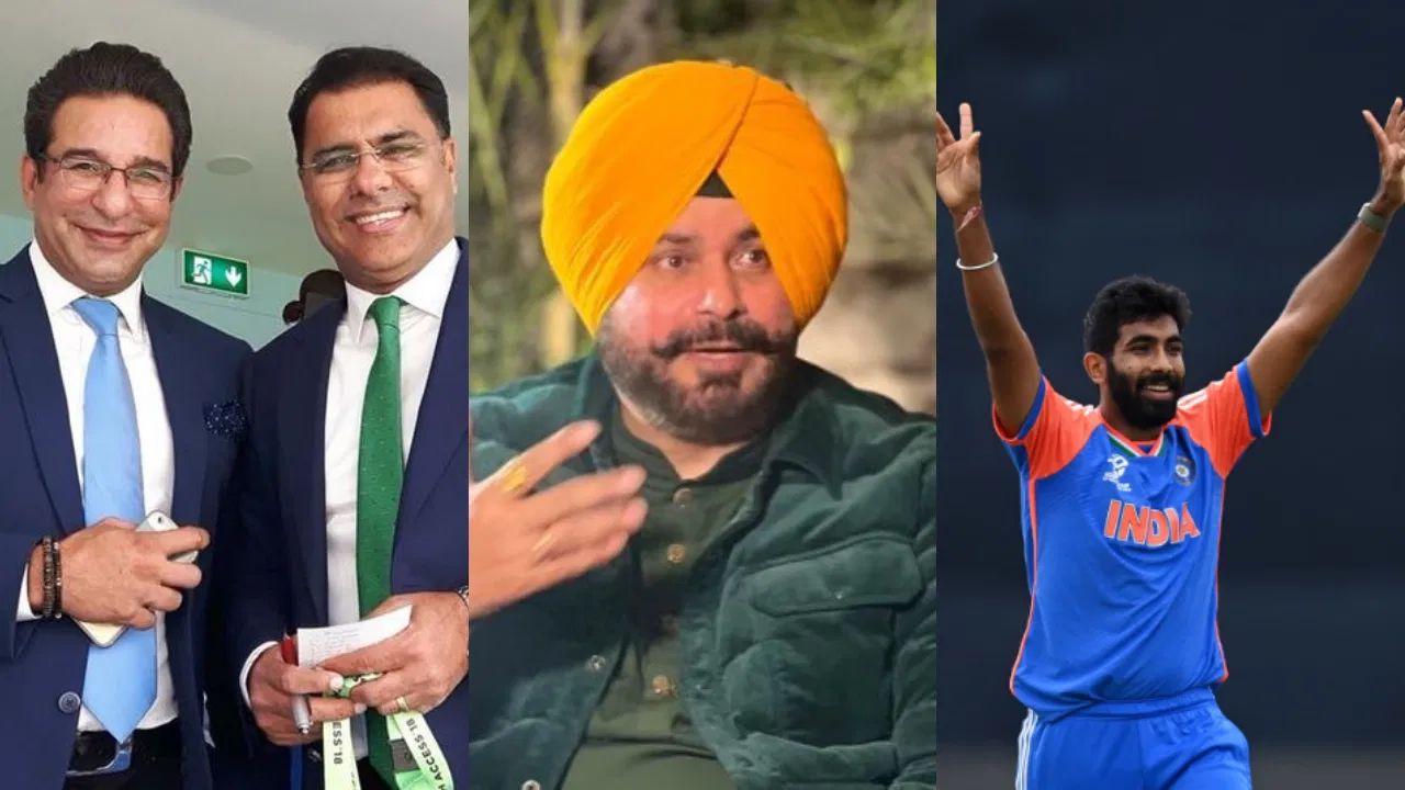 Waqar Younis, Wasim Akram, Navjot Singh Sidhu and Jasprit Bumrah