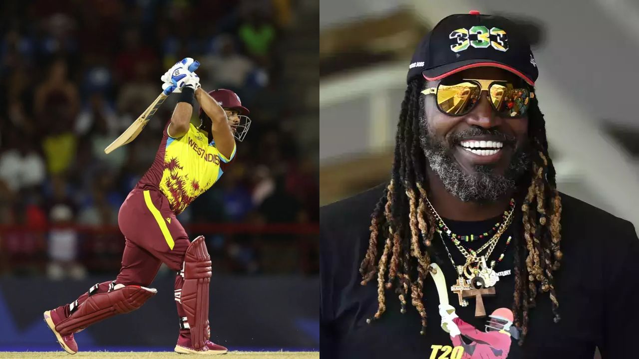 Chris Gayle and Nicholas Pooran