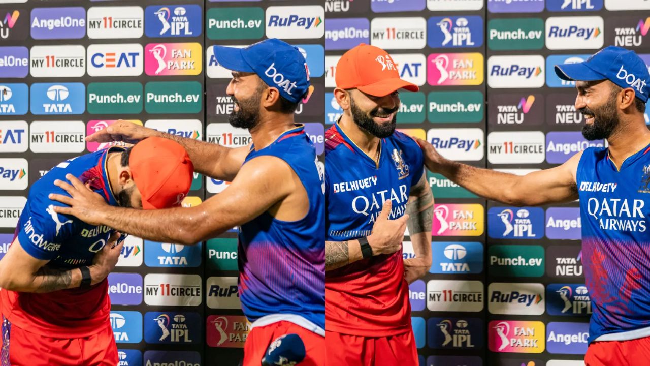 Virat Kohli and Dinesh Karthik