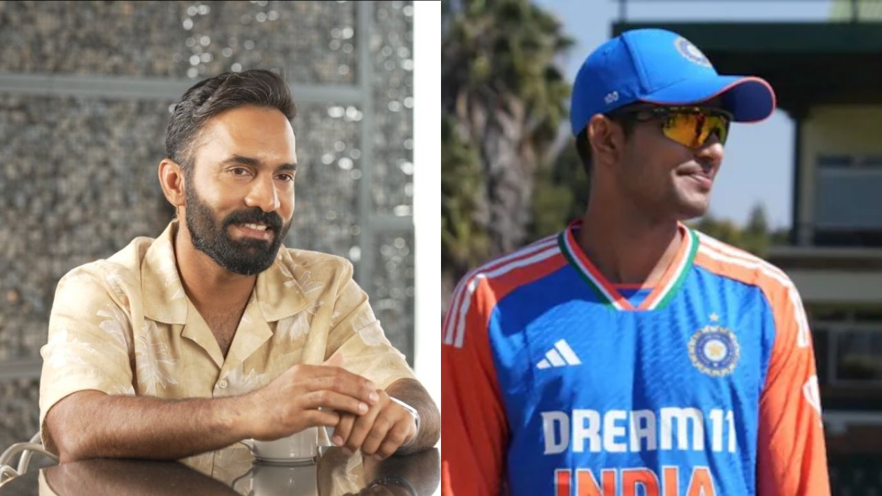 Dinesh Karthik and Shubman Gill