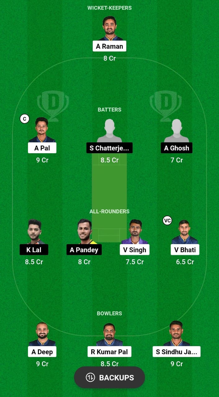 SSS vs LSKT Dream11 Prediction Fantasy Cricket Tips Dream11 Team Bengal T20 Pro League 2024 
