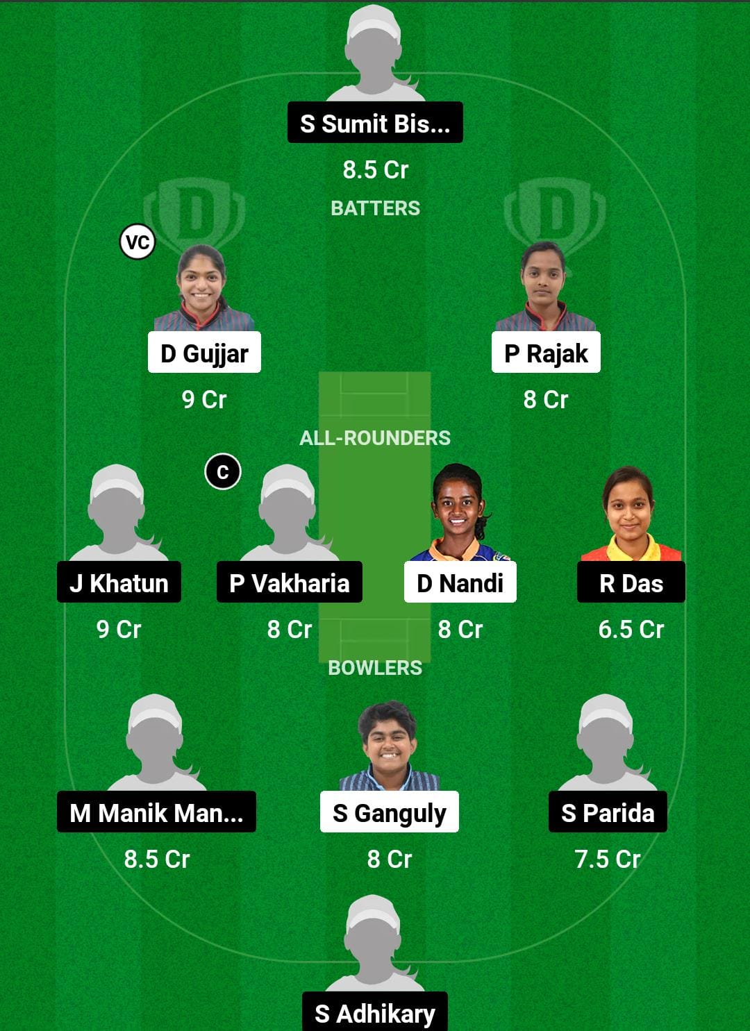 AHW-W vs HD-W Dream11 Prediction Fantasy Cricket Tips Dream11 Team Bengal T20 Women’s Pro League 