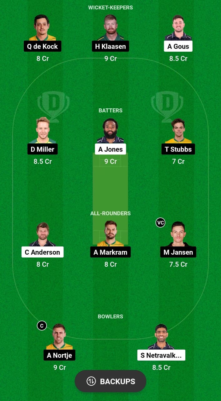 USA vs SA Dream11 Prediction Fantasy Cricket Tips Dream11 Team World Cup 2024 