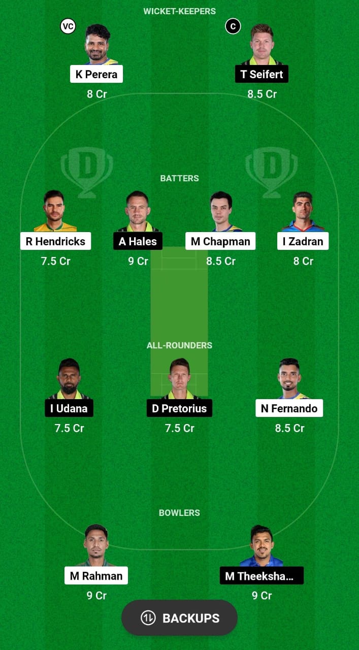 DS vs GM Dream11 Prediction 