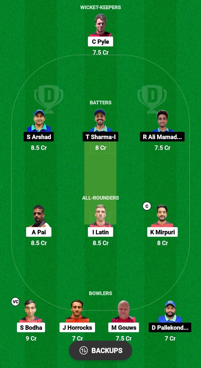 GIB vs SVN Dream11 Prediction 