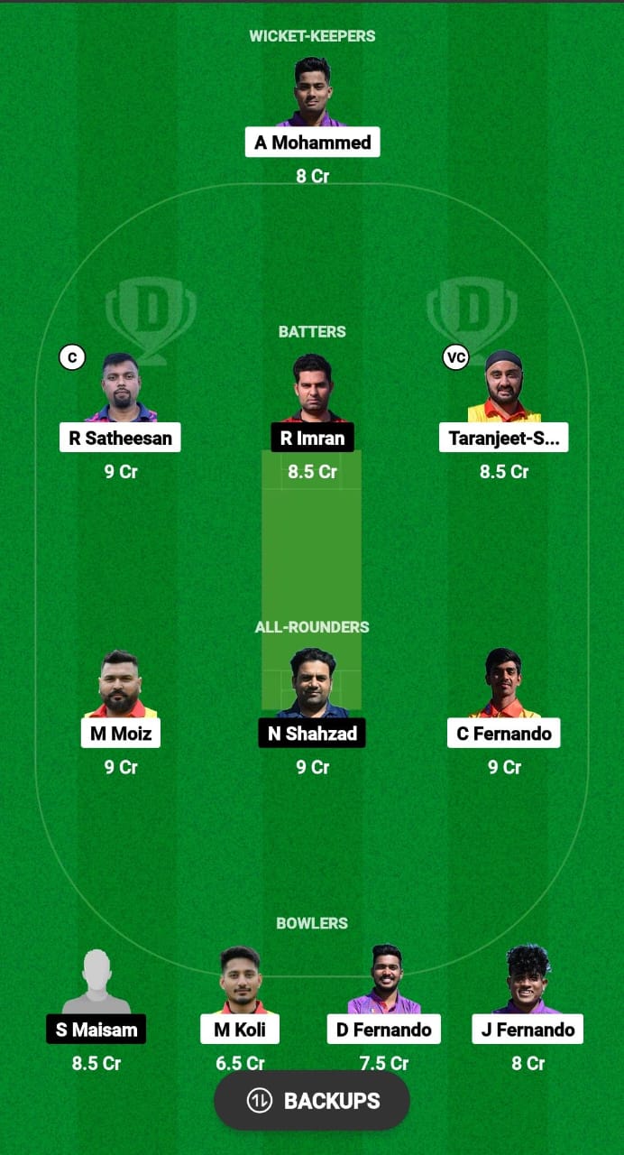 ROM vs POR Dream11 Prediction 