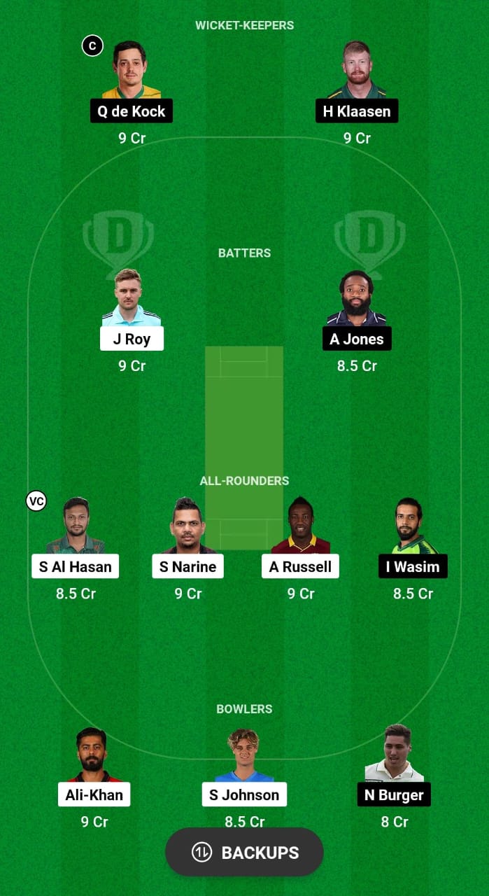SEA vs LAS Dream11 Prediction Fantasy Cricket Tips Dream11 Team MLC 2024 