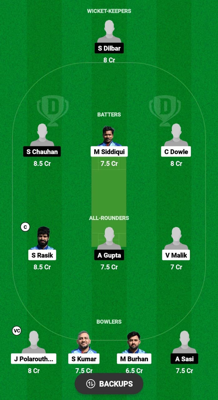 COB vs REA Dream11 Prediction Fantasy Cricket Tips Dream11 Team ECS T10 Hungary 2024