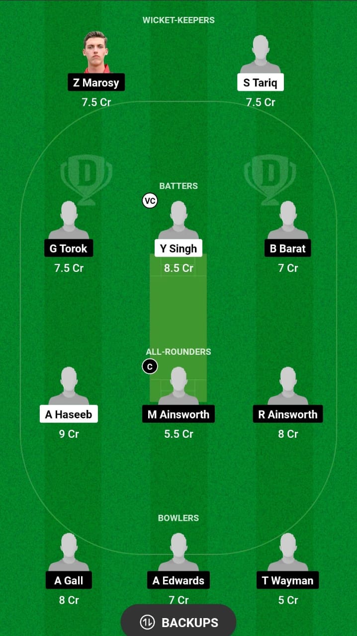 DCC vs DK Dream11 Prediction Fantasy Cricket Tips Dream11 Team ECS T10 Hungary 2024 
