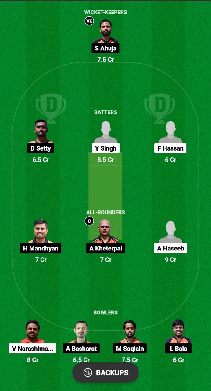 DCC vs ROT Dream11 Prediction Fantasy Cricket Tips Dream11 Team ECS T10 Hungary 2024 