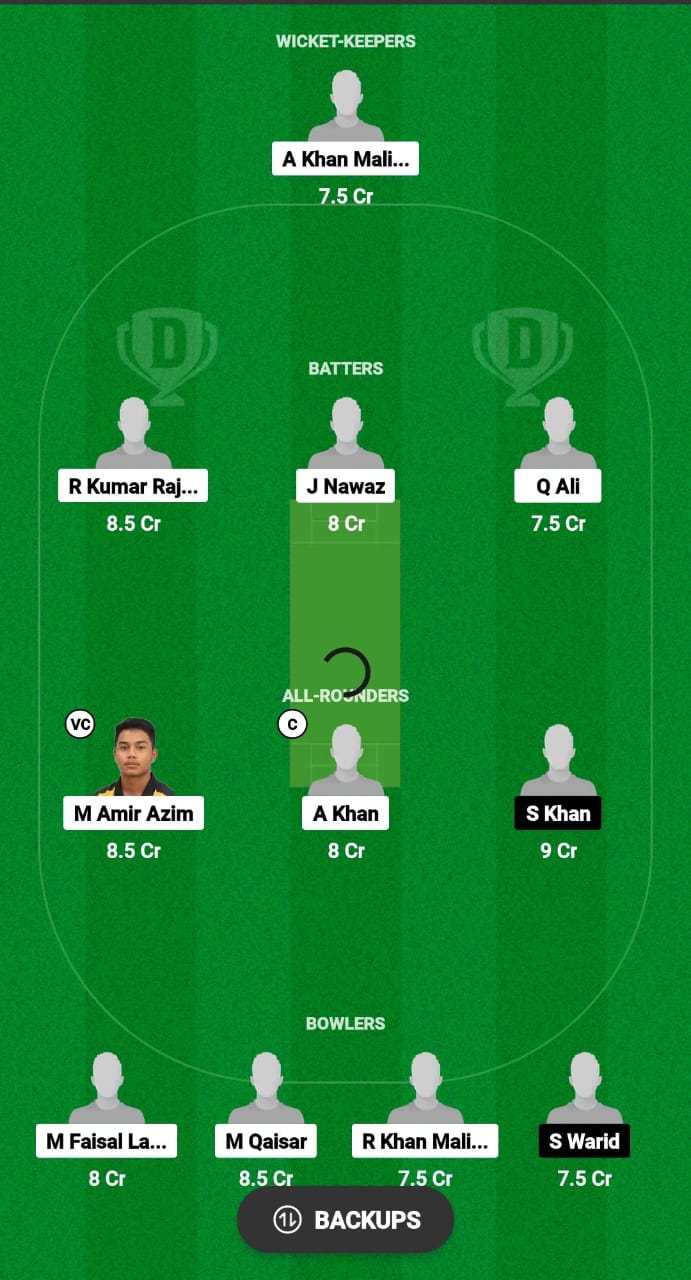 GS vs JBK Dream11 Prediction Fantasy Cricket Tips Dream11 Team Malaysia T10 Bash 2024 