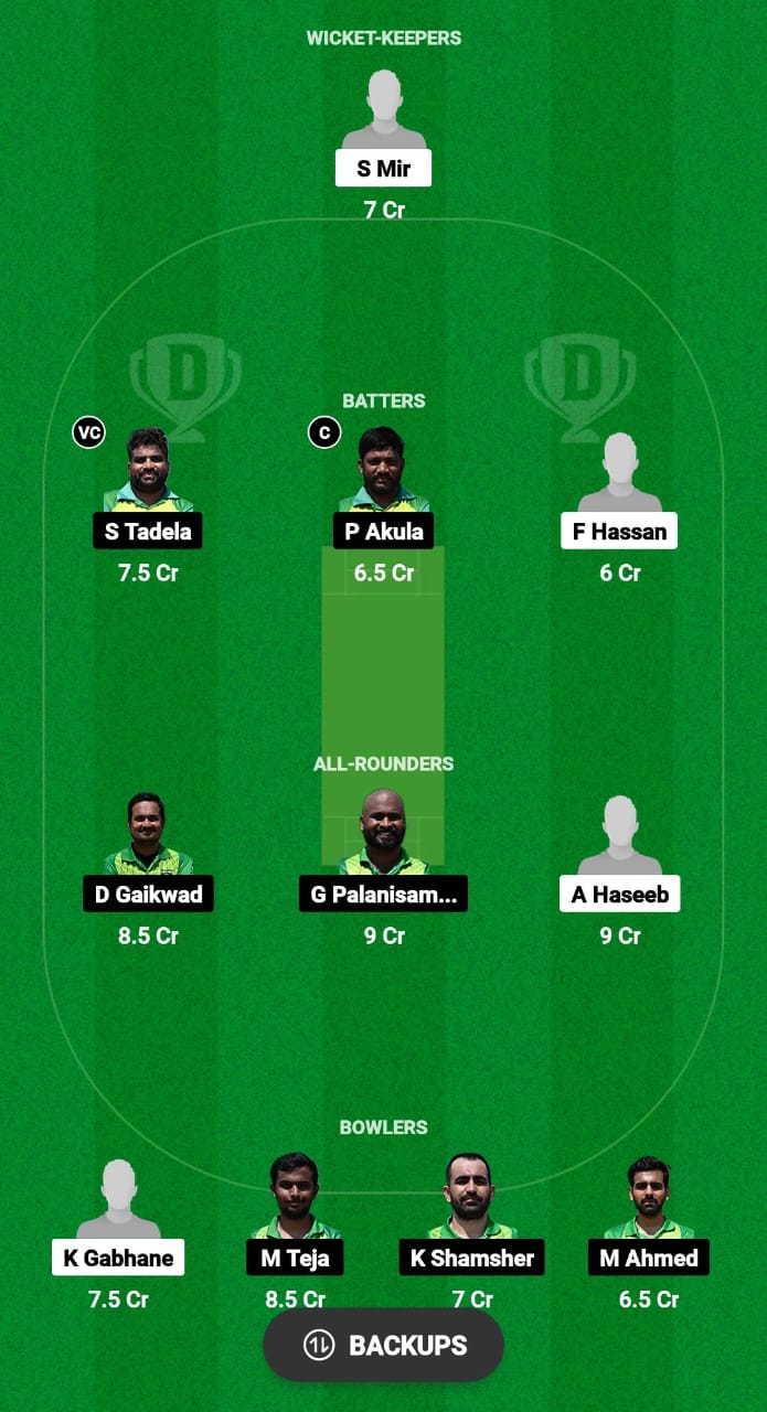 DCC vs BK Dream11 Prediction Fantasy Cricket Tips Dream11 Team ECS T10 Hungary 2024 