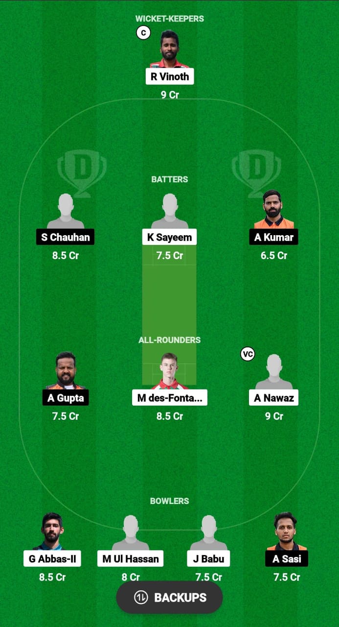 UCB vs REA Dream11 Prediction Fantasy Cricket Tips Dream11 Team ECS T10 Hungary 2024 