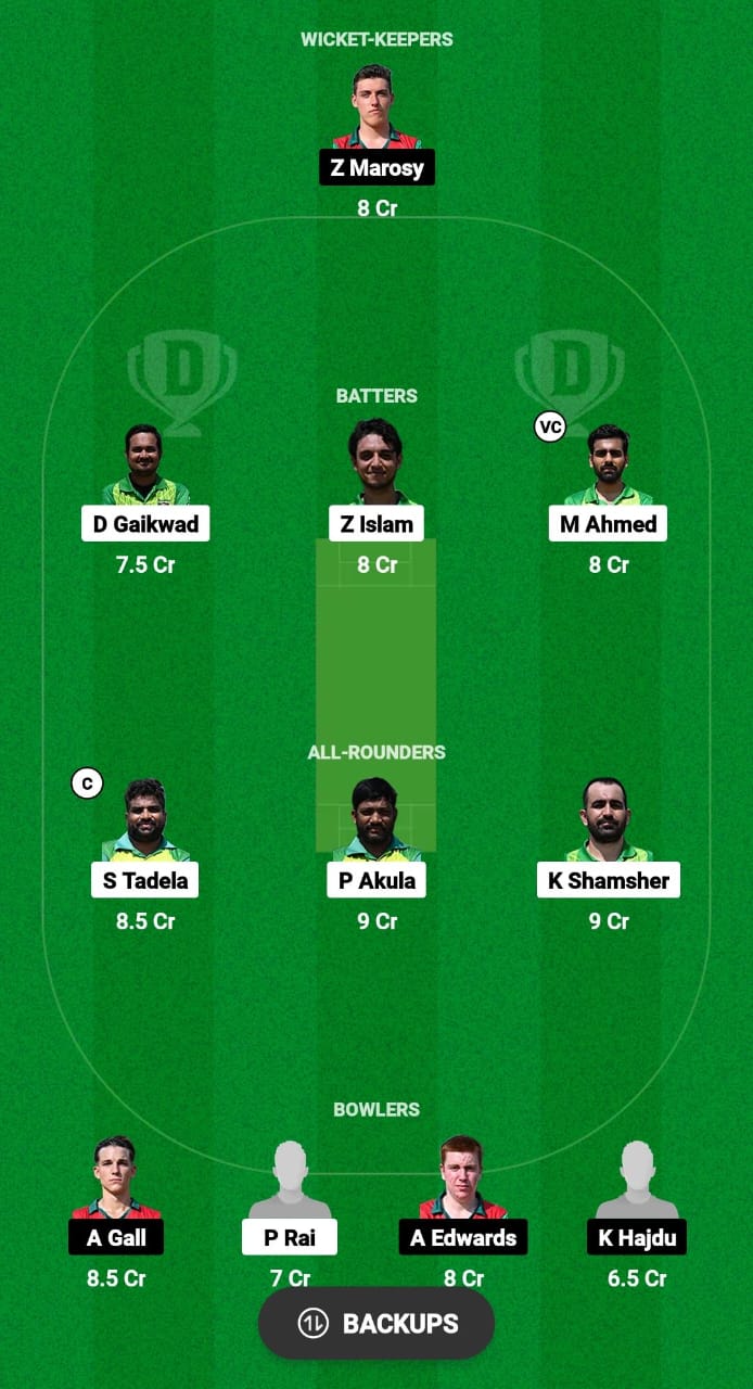 BK vs DK Dream11 Prediction Fantasy Cricket Tips Dream11 Team ECS T10 Hungary 2024 