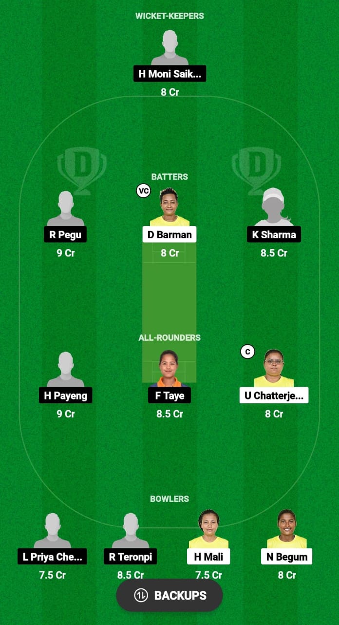 NSC-W vs YC-W Dream11 Prediction Fantasy Cricket Tips Dream11 Team Assam T20 Womens Challenge 2024 