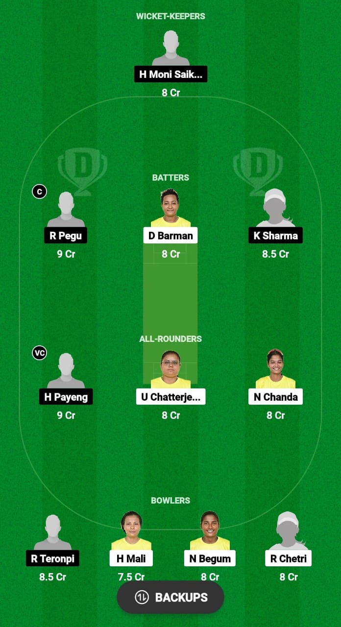 NSC-W vs YC-W Dream11 Prediction Fantasy Cricket Tips Dream11 Team Assam T20 Womens Challenge 2024 