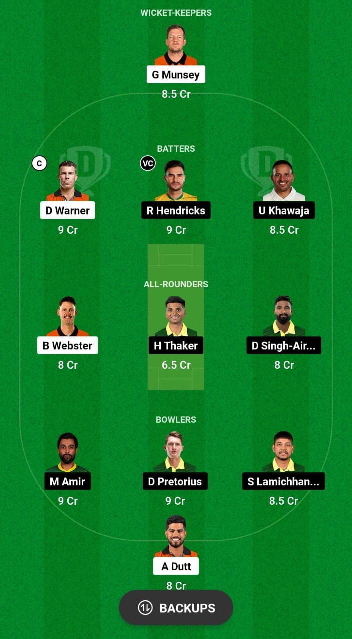 BRW vs VK Dream11 Prediction Fantasy Cricket Tips Dream11 Team GT20 Canada 2024 