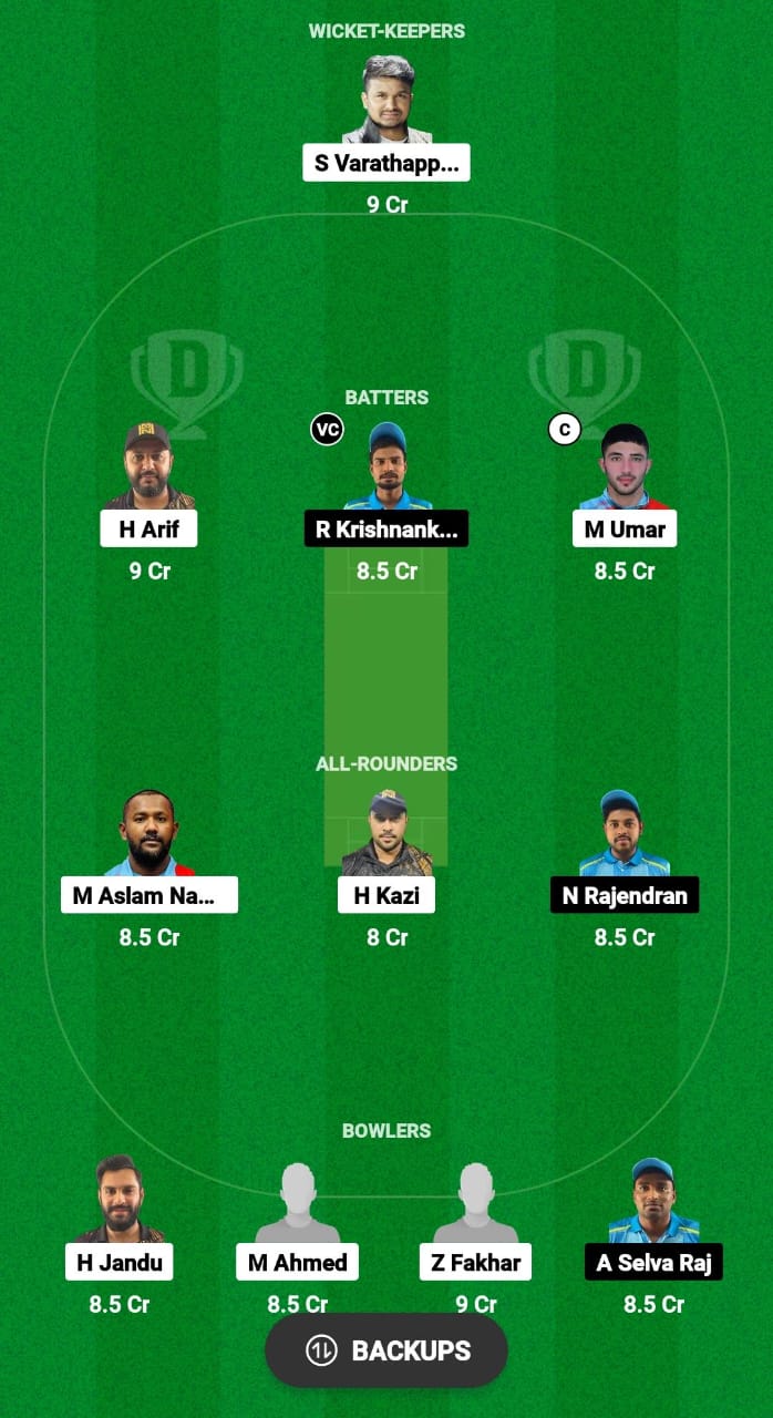 ALH vs CECC Dream11 Prediction Fantasy Cricket Tips Dream11 Team Kuwait T10 Elite Cup 2024 