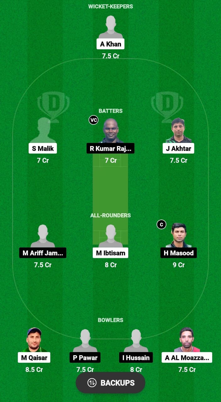 SOH vs CS Dream11 Prediction Fantasy Cricket Tips Dream11 Team Malaysia T20 Super Series 2024 