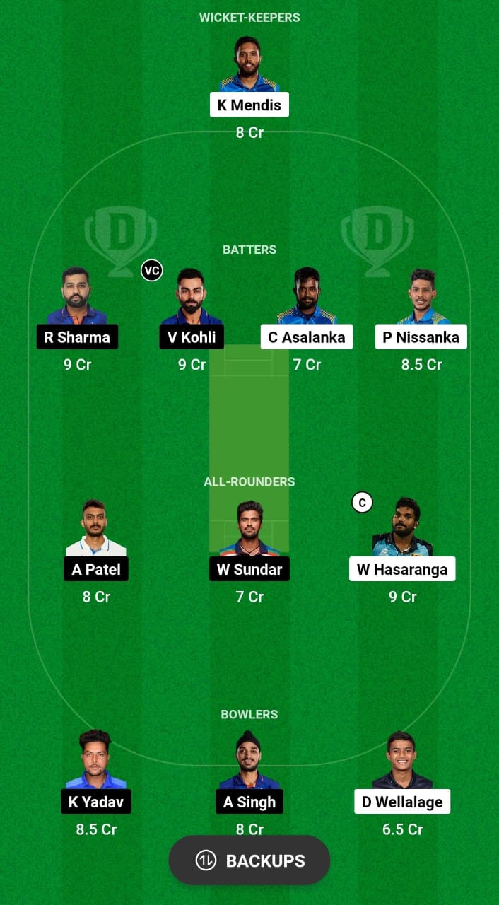 IND vs SL Dream11 Prediction Fantasy Cricket Tips Dream11 Team India Tour of Sri Lanka 2024 