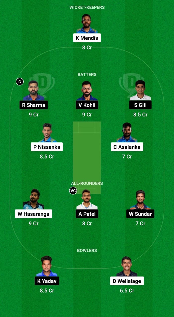 IND vs SL Dream11 Prediction Fantasy Cricket Tips Dream11 Team India Tour of Sri Lanka 2024 