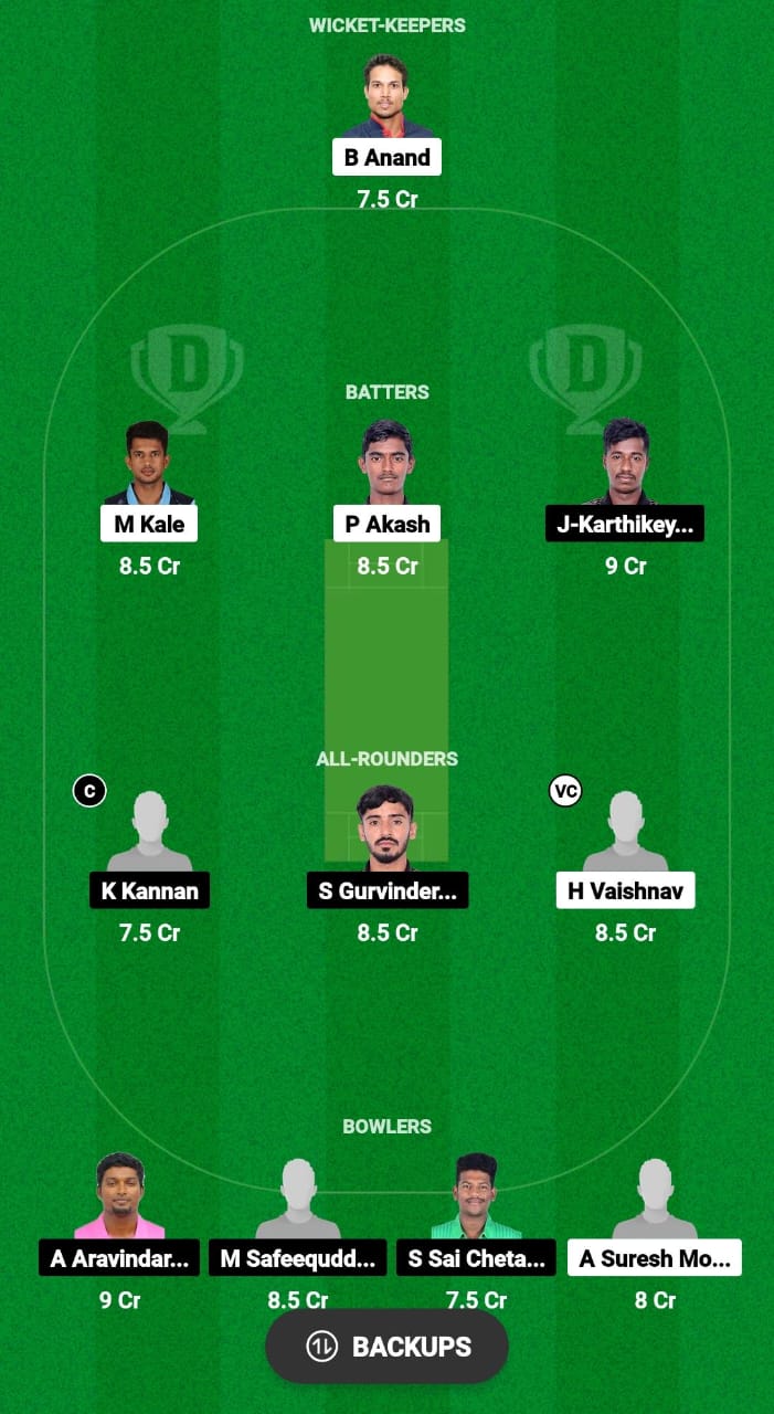 VMK vs OAW Dream11 Prediction Fantasy Cricket Tips Dream11 Team Pondicherry T20 Premier League 2024 